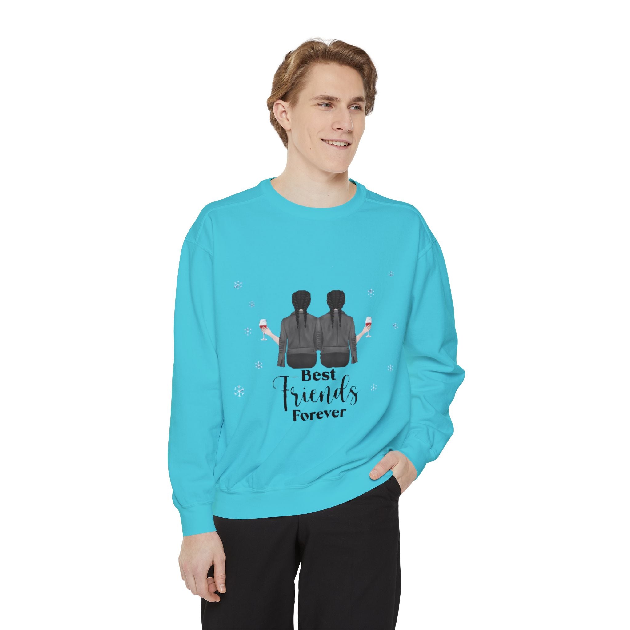 Best Friends Forever | Unisex Garment-Dyed Sweatshirt